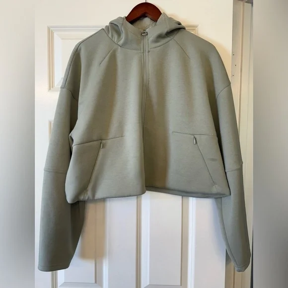 Lululemon Soft Oversized Zip Hoodie in Green Fern Size XL/XXL - Picture 2 of 13